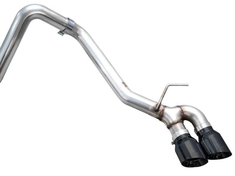 AWE Exhaust for 4th Gen Toyota Tacoma Dual Diamond Black Tips - Additional View 11