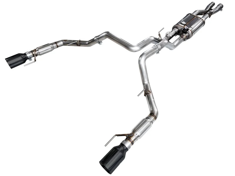 AWE Gen 3 Ford Raptor SwitchPath Exhaust  - Diamond Black Tips - Main Product View