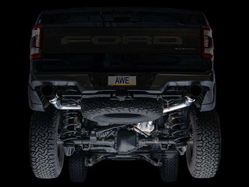 AWE Gen 3 Ford Raptor SwitchPath Exhaust  - Diamond Black Tips - Additional View 8