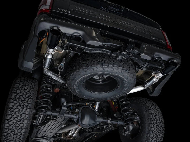 AWE Gen 3 Ford Raptor SwitchPath Exhaust  - Diamond Black Tips - Additional View 9