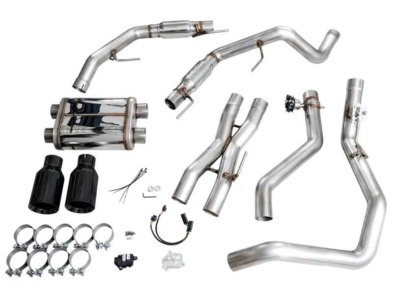 AWE Gen 3 Ford Raptor SwitchPath Exhaust  - Diamond Black Tips - Additional View 14