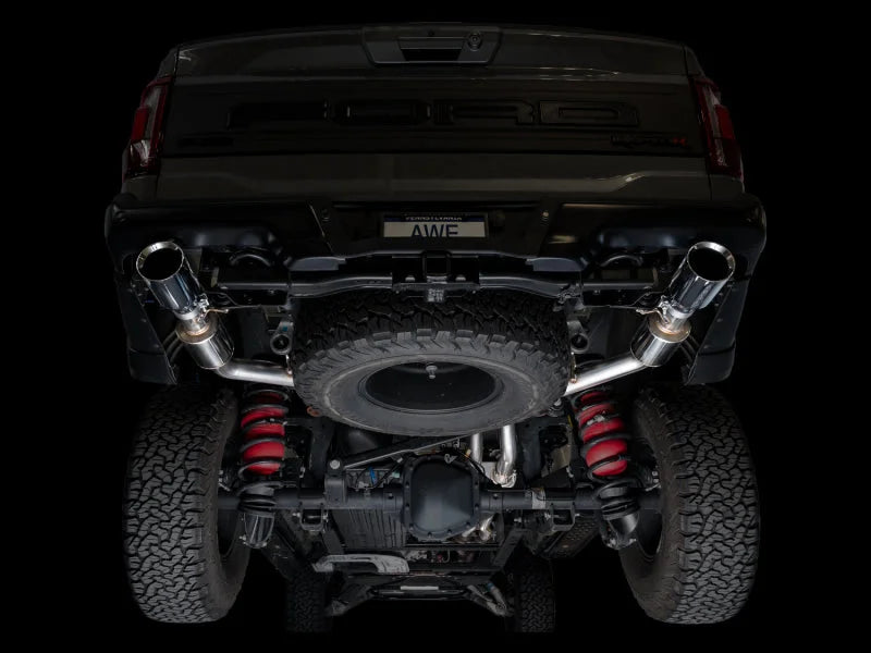 AWE Gen 3 Raptor R SwitchPath Exhaust  - Chrome Silver Tips - Additional View 8