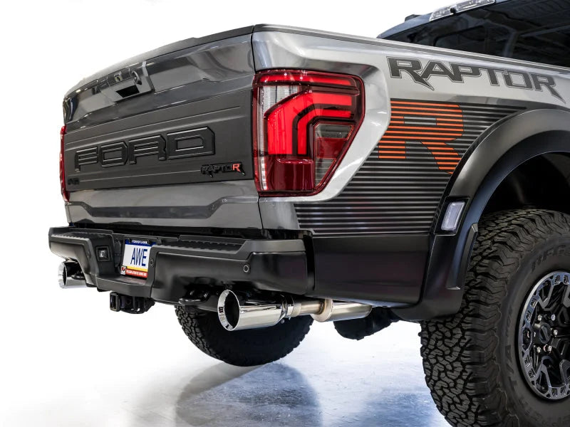 AWE Gen 3 Raptor R SwitchPath Exhaust  - Chrome Silver Tips - Additional View 10