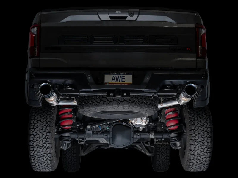 AWE Gen 3 Raptor R SwitchPath Exhaust  - Chrome Silver Tips - Additional View 11