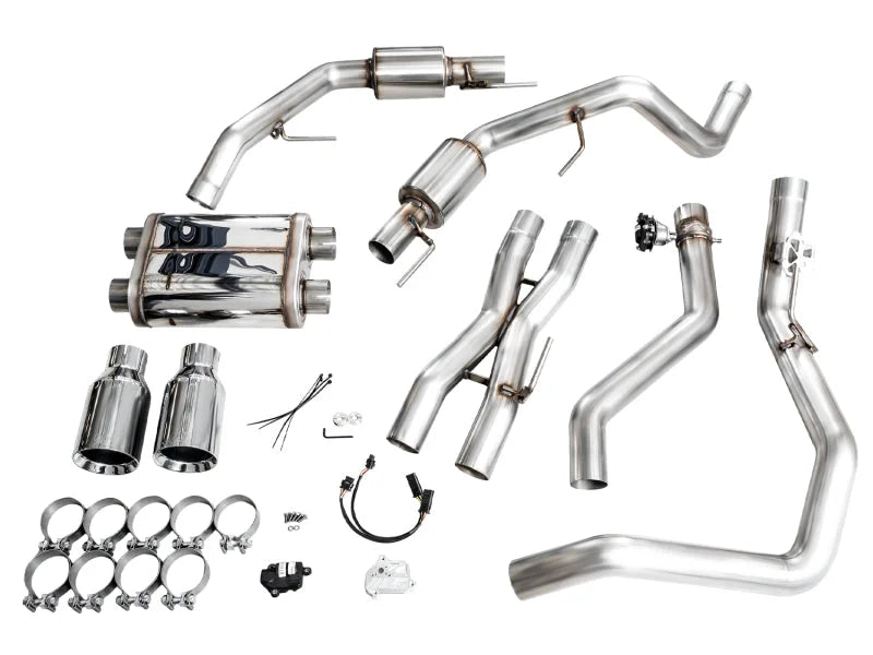 AWE Gen 3 Raptor R SwitchPath Exhaust  - Chrome Silver Tips - Additional View 15
