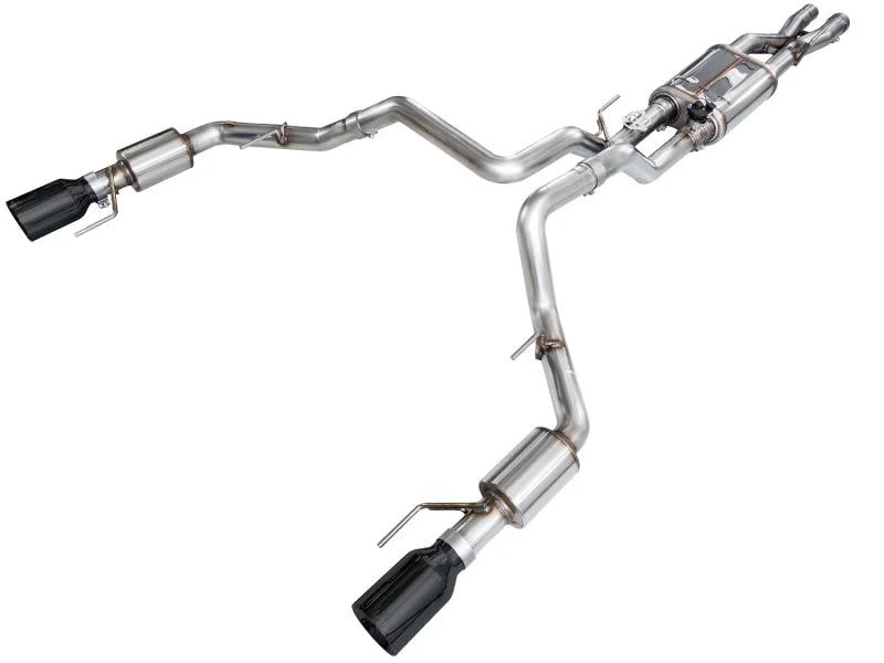 AWE Gen 3 Raptor R SwitchPath Exhaust - Diamond Black Tips - Main Product View