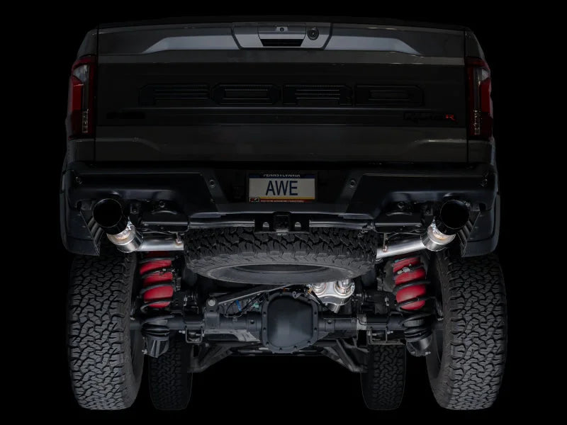 AWE Gen 3 Raptor R SwitchPath Exhaust - Diamond Black Tips - Additional View 6