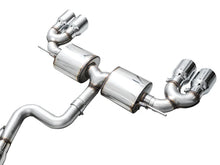 Load image into Gallery viewer, AWE MK8 Volkswagen Golf R 3in Touring Edition Quad Exhaust - Chrome Silver Tips - Additional View 14