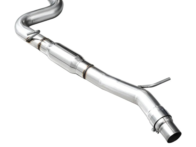 AWE MK8 Volkswagen Golf R 3in Touring Edition Quad Exhaust - Chrome Silver Tips - Additional View 16