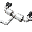 Load image into Gallery viewer, AWE MK8 Volkswagen Golf R 3in Touring Edition Quad Exhaust - Diamond Black Tips - Additional View 12