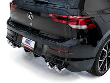 Load image into Gallery viewer, AWE MK8 Volkswagen Golf R 3in Track Edition Quad Exhaust - Chrome Silver Tips - Installation View