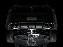 Load image into Gallery viewer, AWE MK8 Volkswagen Golf R 3in Track Edition Quad Exhaust - Chrome Silver Tips - Additional View 6