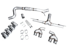 Load image into Gallery viewer, AWE MK8 Volkswagen Golf R 3in Track Edition Quad Exhaust - Chrome Silver Tips - Additional View 13