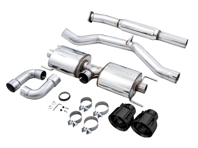 AWE Subaru BRZ/ Toyota GR86/ Toyota 86 Touring Edition Cat-Back Exhaust- Diamond Black Tips - Additional View 9