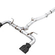 Load image into Gallery viewer, AWE Subaru BRZ / Toyota GR86 / Toyota 86 Track Edition Cat-Back Exhaust- Diamond Black Tips - Main Product View