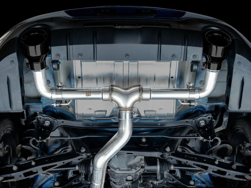 AWE Subaru BRZ / Toyota GR86 / Toyota 86 Track Edition Cat-Back Exhaust- Diamond Black Tips - Additional View 5