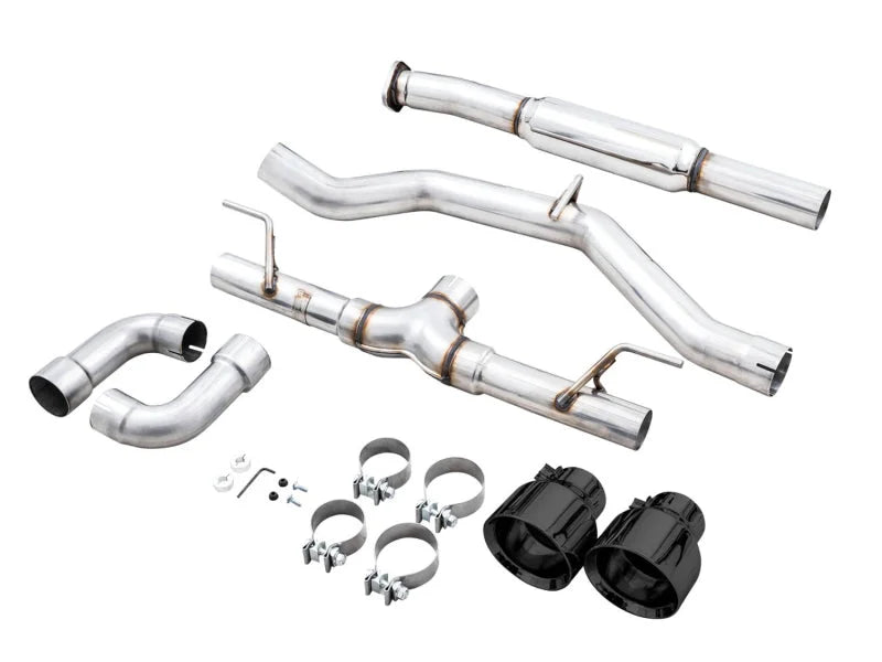 AWE Subaru BRZ / Toyota GR86 / Toyota 86 Track Edition Cat-Back Exhaust- Diamond Black Tips - Additional View 10