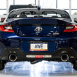 Load image into Gallery viewer, AWE Subaru BRZ/ Toyota GR86/ Toyota 86 Track Edition Cat-Back Exhaust- Chrome Silver Tips - Side View