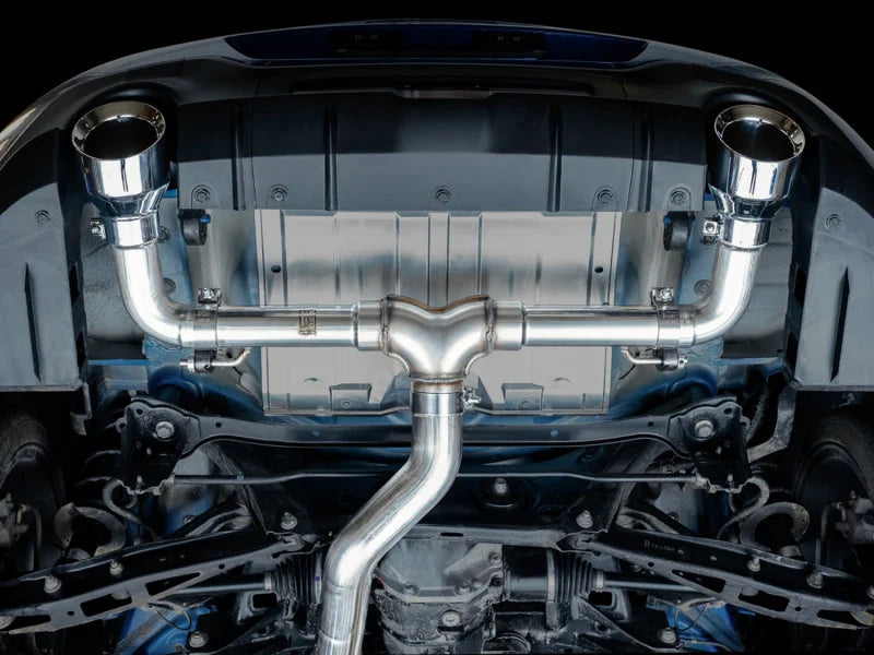 AWE Subaru BRZ/ Toyota GR86/ Toyota 86 Track Edition Cat-Back Exhaust- Chrome Silver Tips - Additional View 8