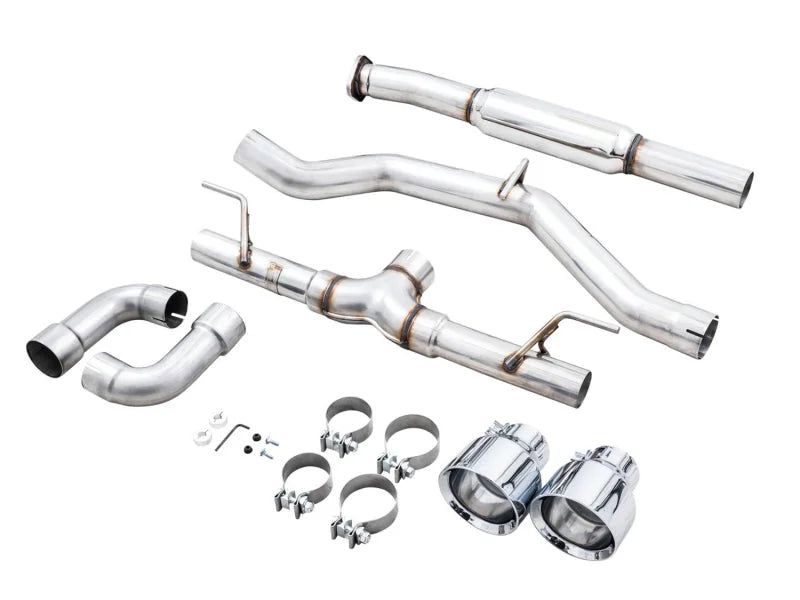 AWE Subaru BRZ/ Toyota GR86/ Toyota 86 Track Edition Cat-Back Exhaust- Chrome Silver Tips - Additional View 9