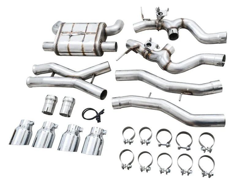 AWE SwitchPath Catback Exhaust for BMW G8X M3/M4 - Chrome Silver Tips - Additional View 10