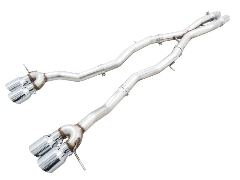 AWE Track Edition Catback Exhaust for BMW G8X M3/M4 - Chrome Silver Tips - Main Product View