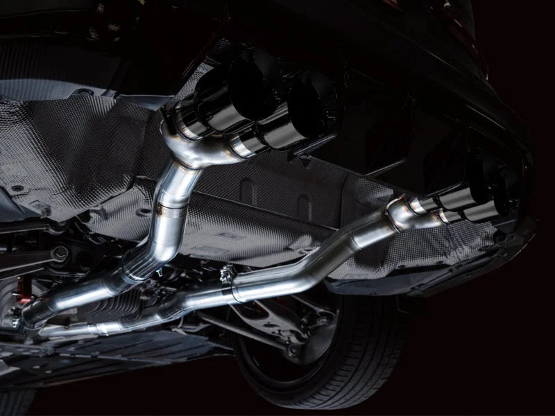 AWE Track Edition Catback Exhaust for BMW G8X M3/M4 - Diamond Black Tips - Additional View 6