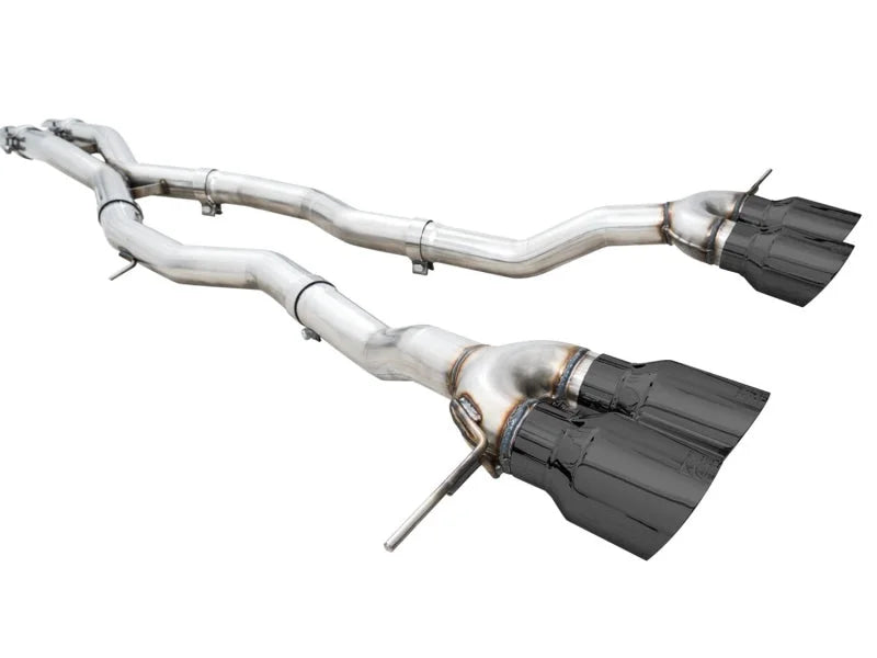 AWE Track Edition Catback Exhaust for BMW G8X M3/M4 - Diamond Black Tips - Additional View 9