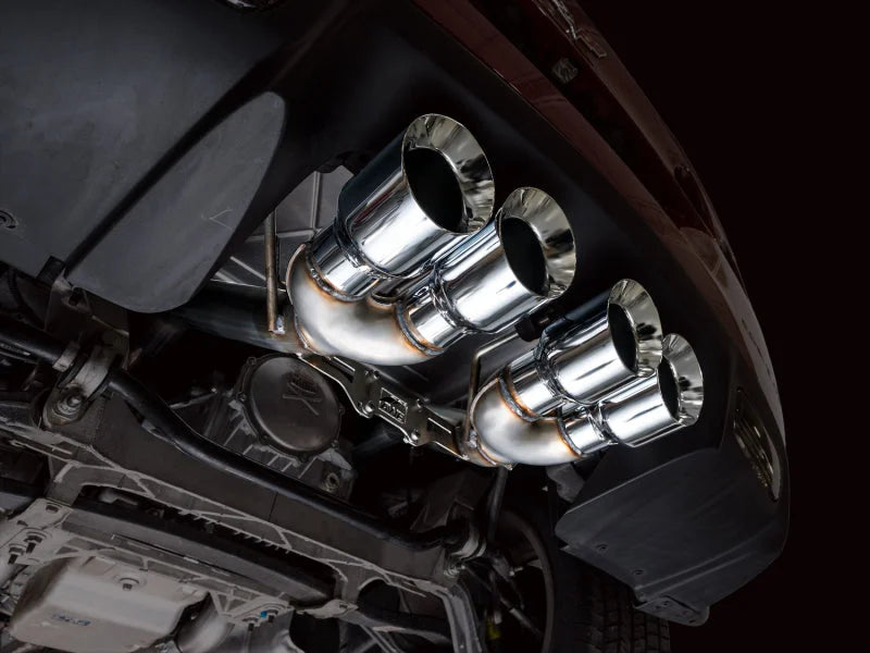 AWE Tuning 05-07 C6 Chevrolet Corvette 6.0L Track Edition Axle-Back Exhaust w/ Chrome Silver Tips - Back View