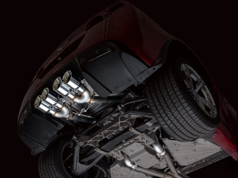 AWE Tuning 05-07 C6 Chevrolet Corvette 6.0L Track Edition Axle-Back Exhaust w/ Chrome Silver Tips - Additional View 5