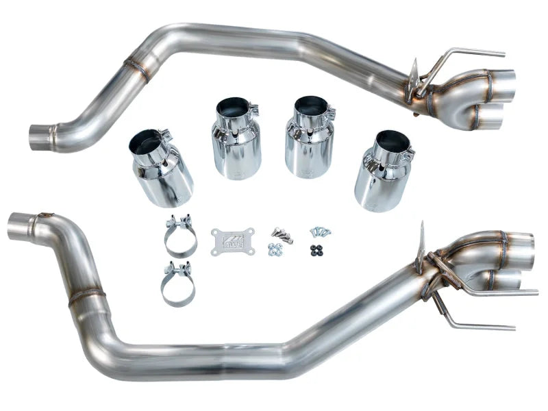 AWE Tuning 05-07 C6 Chevrolet Corvette 6.0L Track Edition Axle-Back Exhaust w/ Chrome Silver Tips - Additional View 7