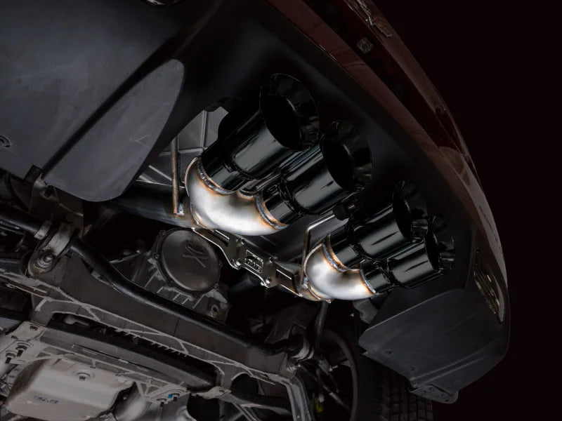 AWE Tuning 05-07 C6 Chevrolet Corvette 6.0L Track Edition Axle-Back Exhaust w/ Diamond Black Tips - Installation View