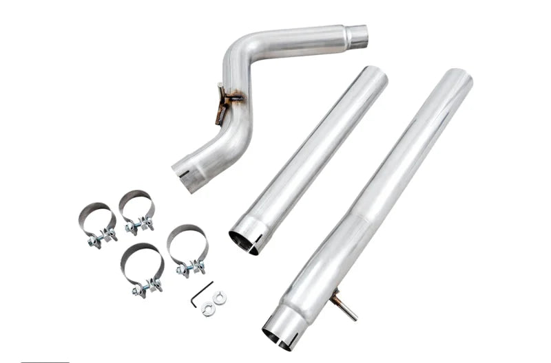 AWE Tuning 07-18 Jeep Wrangler JK/JKU 3.6L Non-Resonated Mid Pipe - Side View