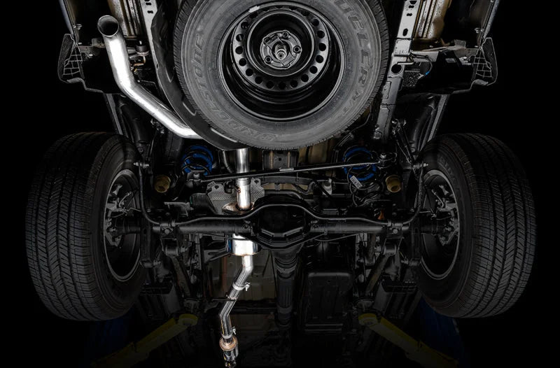 AWE Tuning 07-18 Jeep Wrangler JK/JKU 3.6L Trail Edition Cat-Back Exhaust - Side View