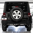 Load image into Gallery viewer, AWE Tuning 07-18 Jeep Wrangler JK/JKU 3.6L Tread Edition Axle-Back Dual Exhaust - Chrome Silver Tips - Installation View