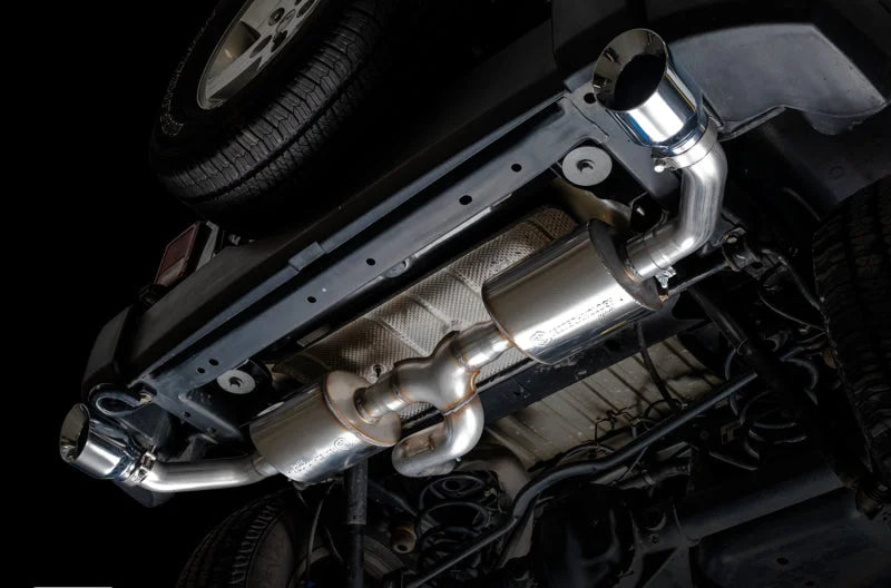 AWE Tuning 07-18 Jeep Wrangler JK/JKU 3.6L Tread Edition Axle-Back Dual Exhaust - Chrome Silver Tips - Additional View 7