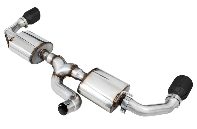 AWE Tuning 07-18 Jeep Wrangler JK/JKU 3.6L Tread Edition Axle-Back Dual Exhaust - Diamond Black Tips - Additional View 6