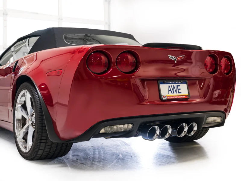 AWE Tuning 09-13 Chevrolet Corvette 6.2L Touring Edition Axle-Back Exhaust w/ Chrome Silver Tips - Additional View 6