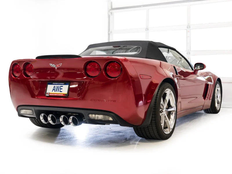 AWE Tuning 09-13 Chevrolet Corvette 6.2L Touring Edition Axle-Back Exhaust w/ Chrome Silver Tips - Additional View 8