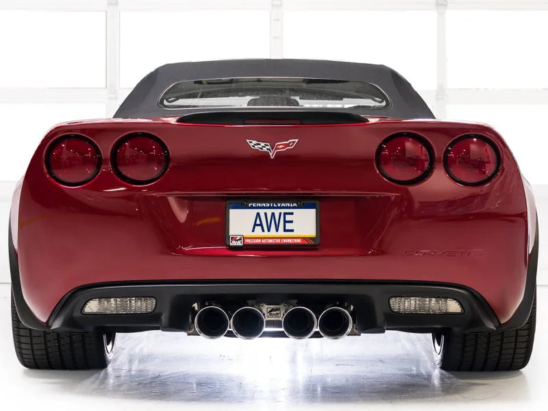 AWE Tuning 09-13 Chevrolet Corvette 6.2L Touring Edition Axle-Back Exhaust w/ Chrome Silver Tips - Additional View 9