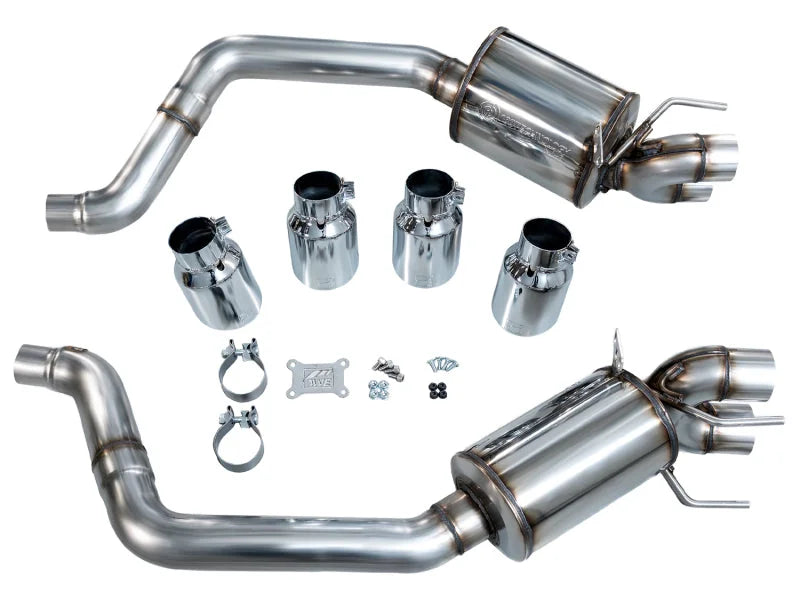 AWE Tuning 09-13 Chevrolet Corvette 6.2L Touring Edition Axle-Back Exhaust w/ Chrome Silver Tips - Additional View 12