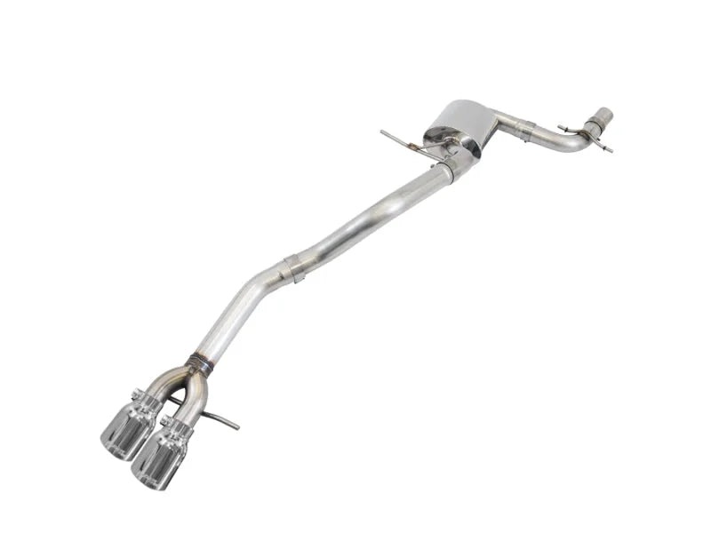 AWE Tuning 09-14 Volkswagen Jetta Mk6 1.4T Track Edition Exhaust - Chrome Silver Tips - Main Product View
