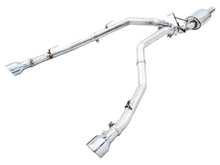 Load image into Gallery viewer, AWE Tuning 09-18 RAM 1500 5.7L (w/Cutouts) 0FG Dual Rear Exit Cat-Back Exhaust - Chrome Silver Tips - Main Product View