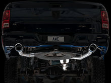 Load image into Gallery viewer, AWE Tuning 09-18 RAM 1500 5.7L (w/Cutouts) 0FG Dual Rear Exit Cat-Back Exhaust - Chrome Silver Tips - Back View