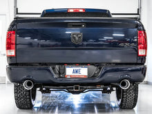 Load image into Gallery viewer, AWE Tuning 09-18 RAM 1500 5.7L (w/Cutouts) 0FG Dual Rear Exit Cat-Back Exhaust - Chrome Silver Tips - Additional View 6