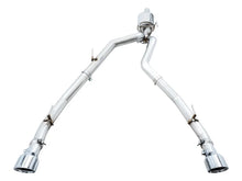 Load image into Gallery viewer, AWE Tuning 09-18 RAM 1500 5.7L (w/Cutouts) 0FG Dual Rear Exit Cat-Back Exhaust - Chrome Silver Tips - Additional View 11