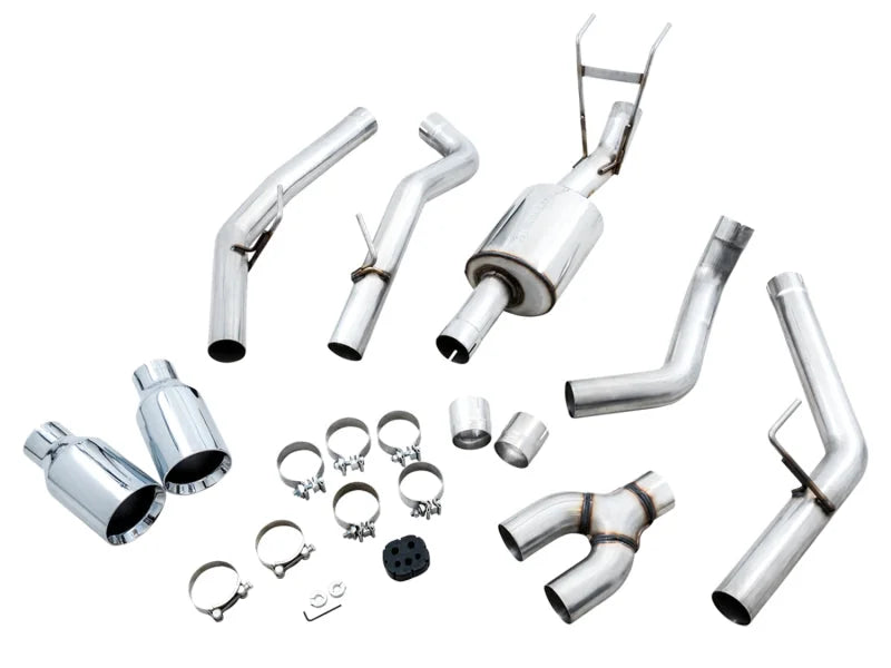 AWE Tuning 09-18 RAM 1500 5.7L (w/o Cutout) 0FG Dual Rear Exit Cat-Back Exhaust - Chrome Silver Tips - Additional View 11
