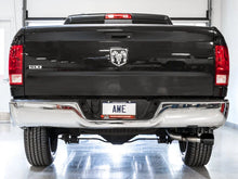 Load image into Gallery viewer, AWE Tuning 09-18 RAM 1500 5.7L (w/o Cutout) 0FG Single Side Exit Cat-Back Exhaust - Diamond Blk Tips - Back View