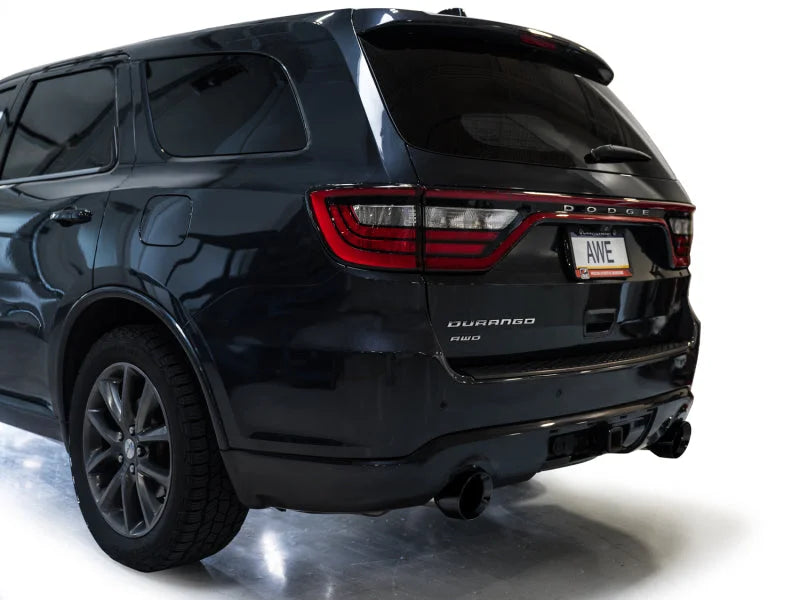 AWE Tuning 11-24 Dodge Durango 5.7L Touring Edition Exhaust w/ Diamond Black Tips - Side View