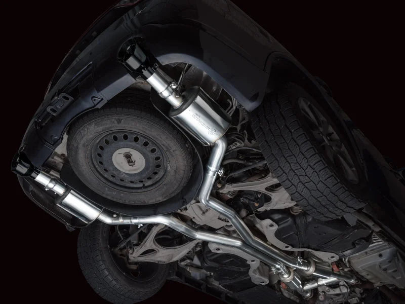 AWE Tuning 11-24 Dodge Durango 5.7L Touring Edition Exhaust w/ Diamond Black Tips - Back View